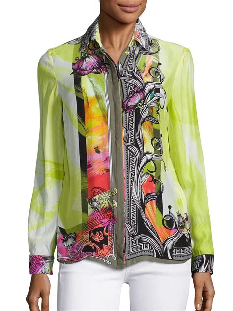 women's versace blouse